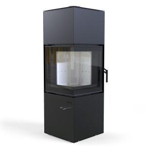 Stove Defro Home Quadroom black quadroom czarny 300x300 - Stove Defro Home Quadroom black